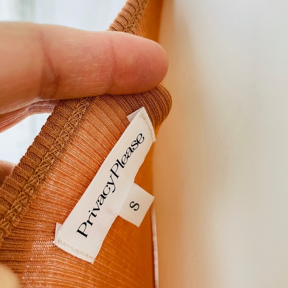 NWT 🍑 PRIVACY PLEASE Orion Tank in Nude - Picture 6 of 8